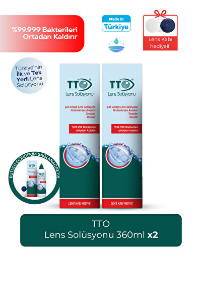 TTO Lens Solüsyonu 360 ml 2 Adet
