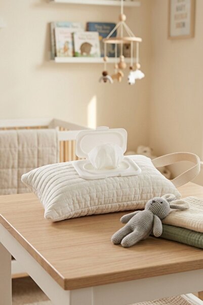 Modakids Askılı Taşınabilir Anne Bebek Fermuarlı Islak Mendil Kılıf Bebek Ara...