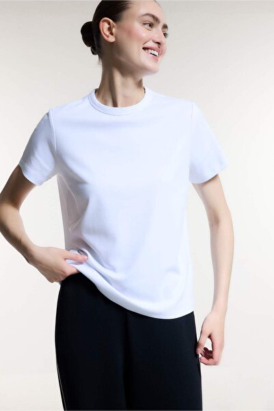 DeFacto Standard Fit Crew Neck Sportsman Βαμβακερό κοντομάνικο μπλουζάκι H851...