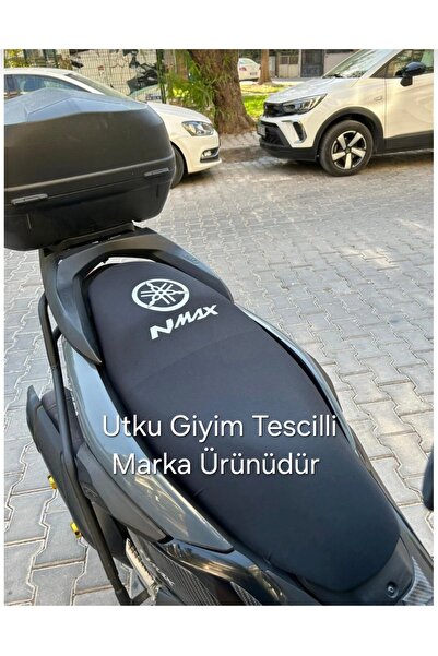 Utku Giyim NMAX TÜM YILLARA UYUMLU MOTOSİKLET KOLTUK SELE KILIFI SİYAH RENK