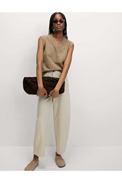 Marks & Spencer Air-Yarn V-Yaka Süveter