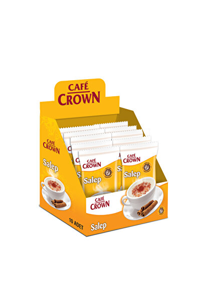 Cafe Crown Toz Salep 15 Gr x 10 Adet