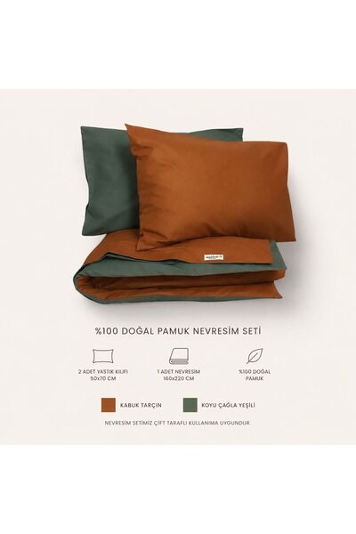 MundoLindo Single Duvet Cover Set Double Color Two Stories Cozy 3 Pieces 160 X 220 cm