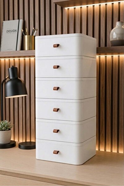 Bayev 6 straturi cu sertare Cutie de machiaj pentru bijuterii Organizator cos...