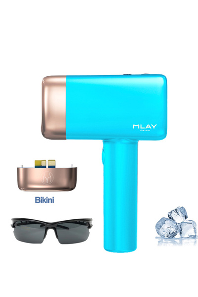 Mlay T14 IPL Ice Compress Painless Hair Removal Device With Bikini Lense Sky ...