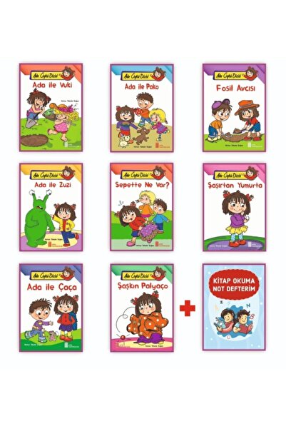 Ata Yayıncılık 1.sınıflar Için Ada Öykü Dizisi + Kitap Okuma Not Defterim