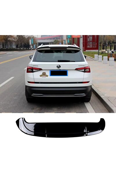 autogp Skoda kodiaq bagaj üstü spoiler pianoblack boyalı