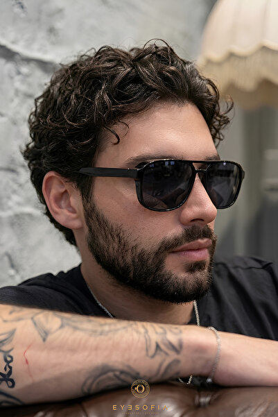 Eyesofia Aspendos Polarized High Quality Luxury Black Unisex Sunglasses