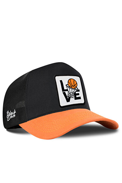 BlackBörk Șapcă de camioner cu logo baschet, negru