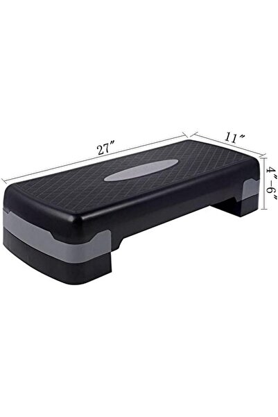 Arabest Adjustable Exercise Step Platform, 4-6 Inch Heights, Supports 500 lbs...