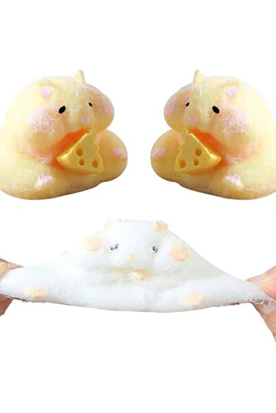 Arabest 2-Pack Hamster Quiet Fidget Toys, Kawaii Stress Relief Sensory Toys, ...