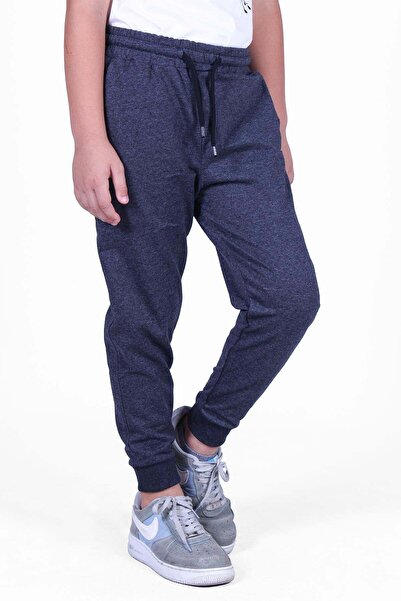 Markahit Men's plain sweatpants with elastic waistband detail - anthracite