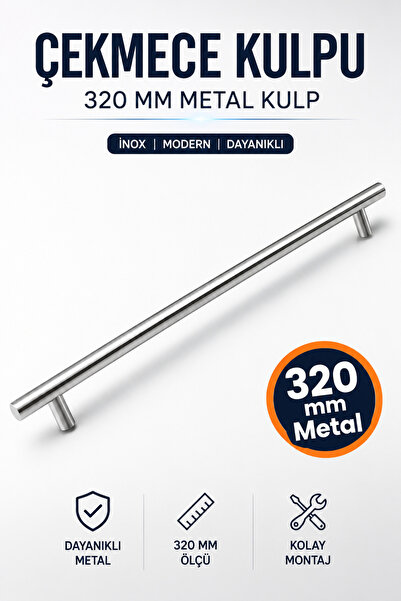 NZB Mobilya Mutfak Çekmece Dolap Dolabı Kulpu Kulbu Kulpları İnox Metal Kulp ...