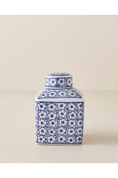 English Home Valerie Porselen Vazo 15 cm Mavi