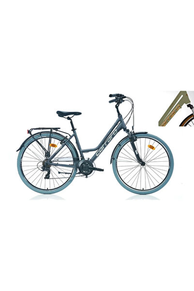 Carraro Elite 705 28" 21V VB Şehir Bisikleti Mat Metalik Açık Yeşil 43 cm