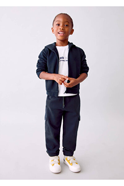 MANGO Baby Jogginghose mit Kordelzug im Cargo-Stil