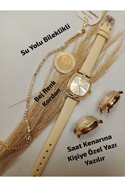 Brality KİŞİYE ÖZEL YAZI YAZILIR - Yeni Moda Kadın Kol Saati ... Retro Minima...
