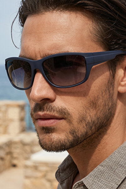sun factory نظارات شمسية للرجال من نوع UV400 مع فلتر مستقطب غير لامع باللون ا...