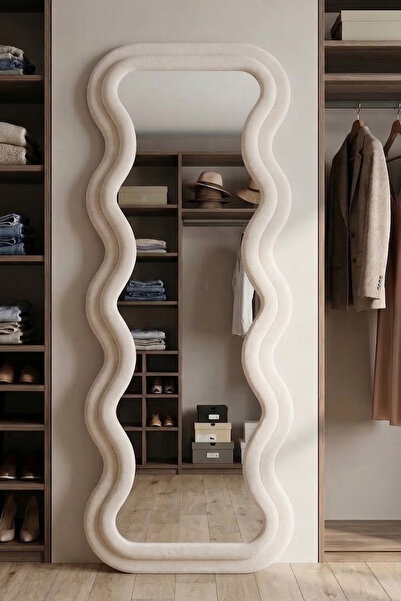 Taimi Large Mirror With Elegant Design Full Length Mirror160x60cm With White ...