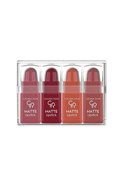 Golden Matte Lipstick (Mini) Mix 3