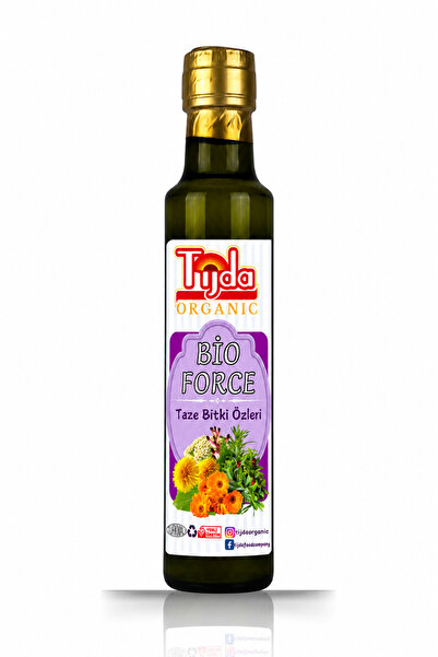 TİJDA BİO FORCE-12 Çeşit Taze Bitki Özleri Karışımı 250 ml.