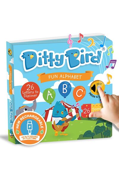 Ditty Bird Carte pentru copii, Ditty Bird , ABC Fun Alphabet , 1+ ani