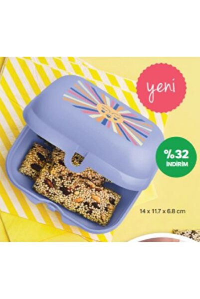 Tupperware حاوية حمل كبيرة صديقة للبيئة بألوان قوس قزح