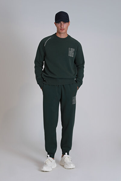 Lufian Pantaloni de trening pentru bărbați - Alfa Grass Green