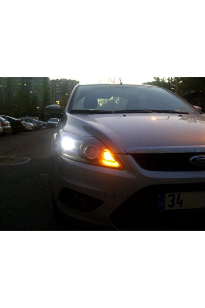 Carway Turuncu Renk 2 Adet 12v T10 Dipsiz Led Canbuslu Tavan Plaka Park Led Ampulü