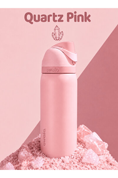 owala 32 OZ. 945 ML Stainless Steel Water Bottle, Rose Quartz Pink