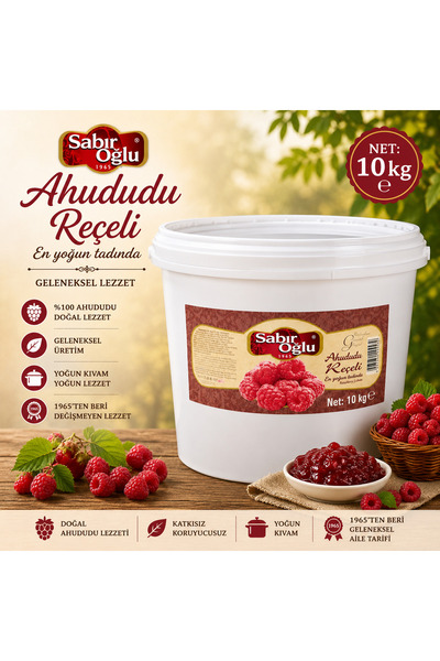 SABIROĞLU 10 Kg Reçel Pls Kova Ahududu