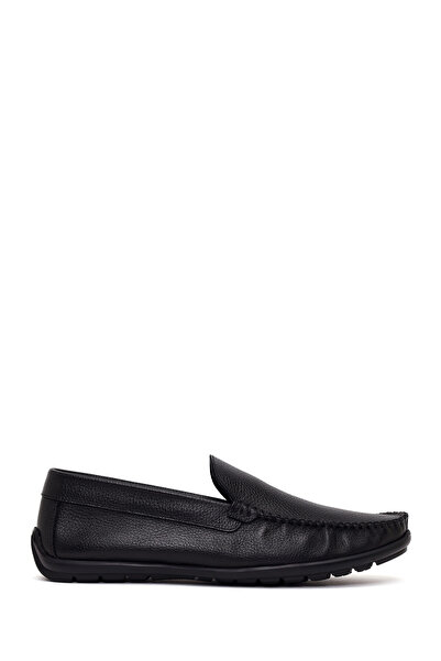 Derimod Loafer din piele neagră pentru bărbați 26SFD6806FT