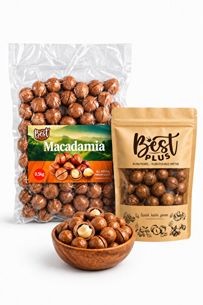 bestplus Kabuklu Kavrulmuş Makademya Fındığı 1 kg