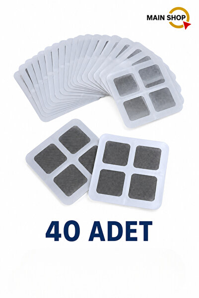 MAİN SHOP (40 Pieces) Adhesive Disposable Bathroom Drain Hair Hair Kitchen Si...