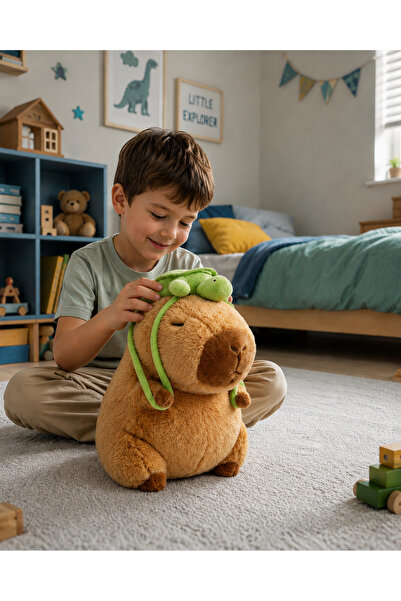 Toyzoy Toys Capybara- Sevimli, Yumuşak ve Kaliteli Peluş Oyuncak-35 cm