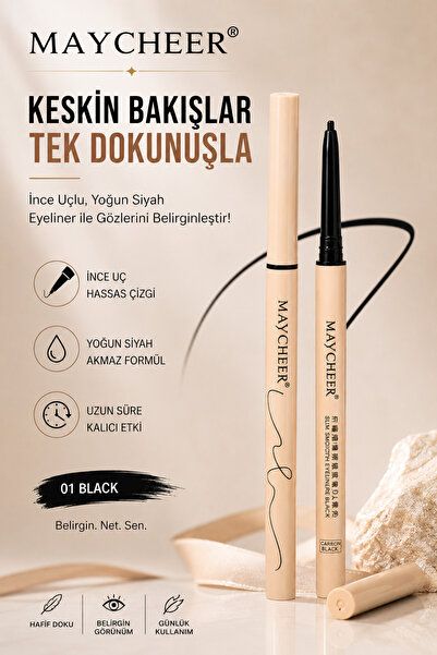 Maycheer 1.5mm Micro Jel Eyeliner Kalemi – Suya Dayanıklı, Kalıcı, İnce Uçlu ...