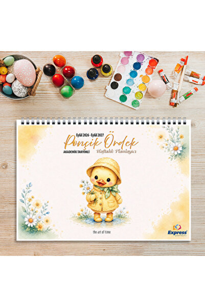 express planlayıcı 2027 Calendar A4 Size 53 Weekly Planner Ponçik Duck