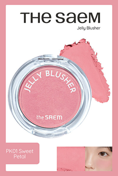 THE SAEM Jelly Blusher - Jel Allık - Pk01 Sweet Petal (VİONİNE)