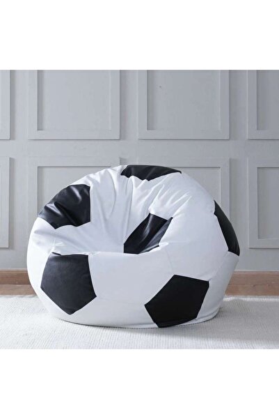 PAN HOME Football Bean Bag Dia80x60cm - Black White