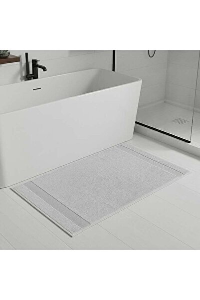 PAN HOME Ultra Luxe Turkish Anti Slip Bathmat 50x80cm-nickle
