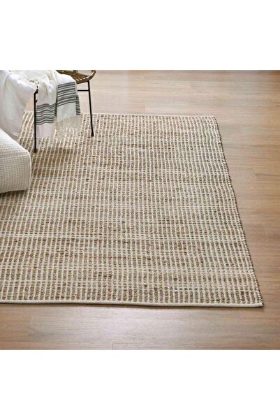 PAN HOME سجادة منسوجة من الجوت من براكستور - 200×300 سم - طبيعية