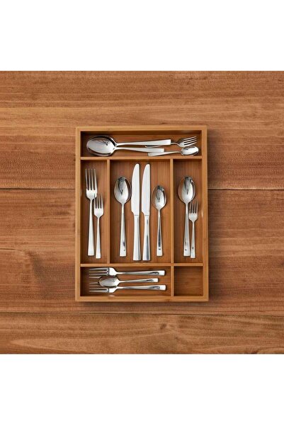 PAN HOME طقم أدوات مائدة ميكاسا إكسفورد 20 قطعة - كروم