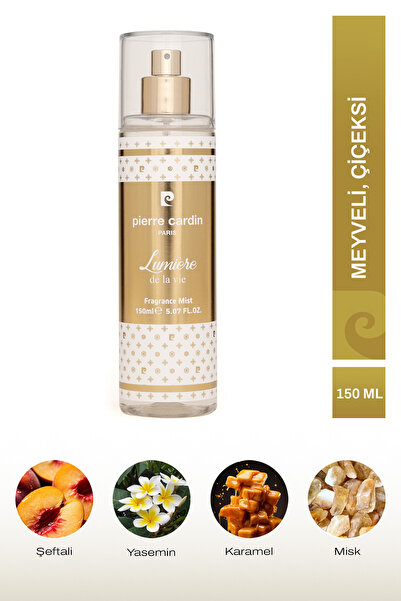 Pierre Cardin Lumiere Body Mist|Çiçeksi | Şeftali, Yasemin, Greyfurt, Portaka...
