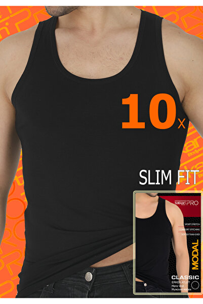 TATKAN BODYWEAR Tatkan - 10'lu - Askılı Penye Modal Classıc Atlet
