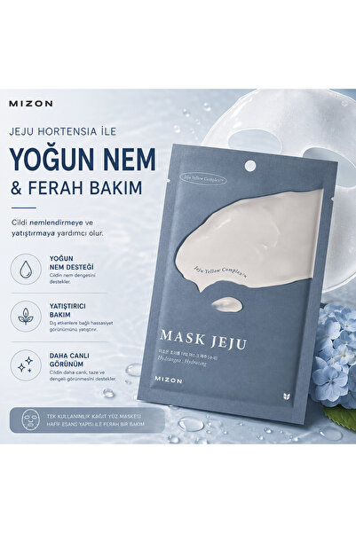 Mizon Joyful Time Mask Jeju Hydrangea- Nemlendirici Yüz Maskesi