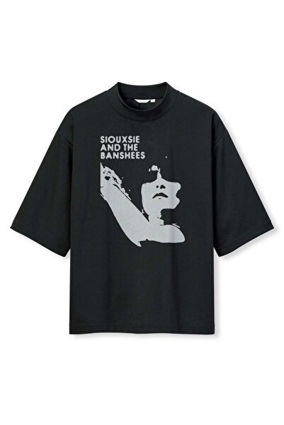 buzagi tasarım ürünleri تي شيرت Siouxsie and the Banhees ذو طباعة رقمية كبيرة...