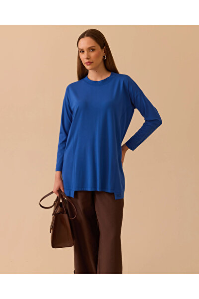 SCL Yuvarlak Yaka Oversize Tunik