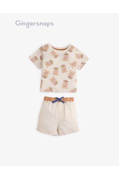 Gingersnaps Printed Sleep Set for Boys