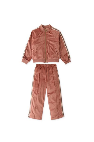 Gingersnaps Girls Velvet Long-Sleeve Top and Pants Set