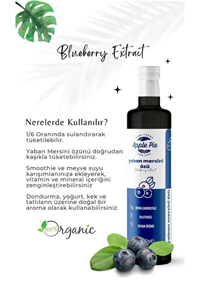 applepiefoods Yaban Mersini Özü 2 Adet